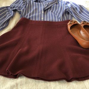 Ann Taylor loft mid thigh flare skirt